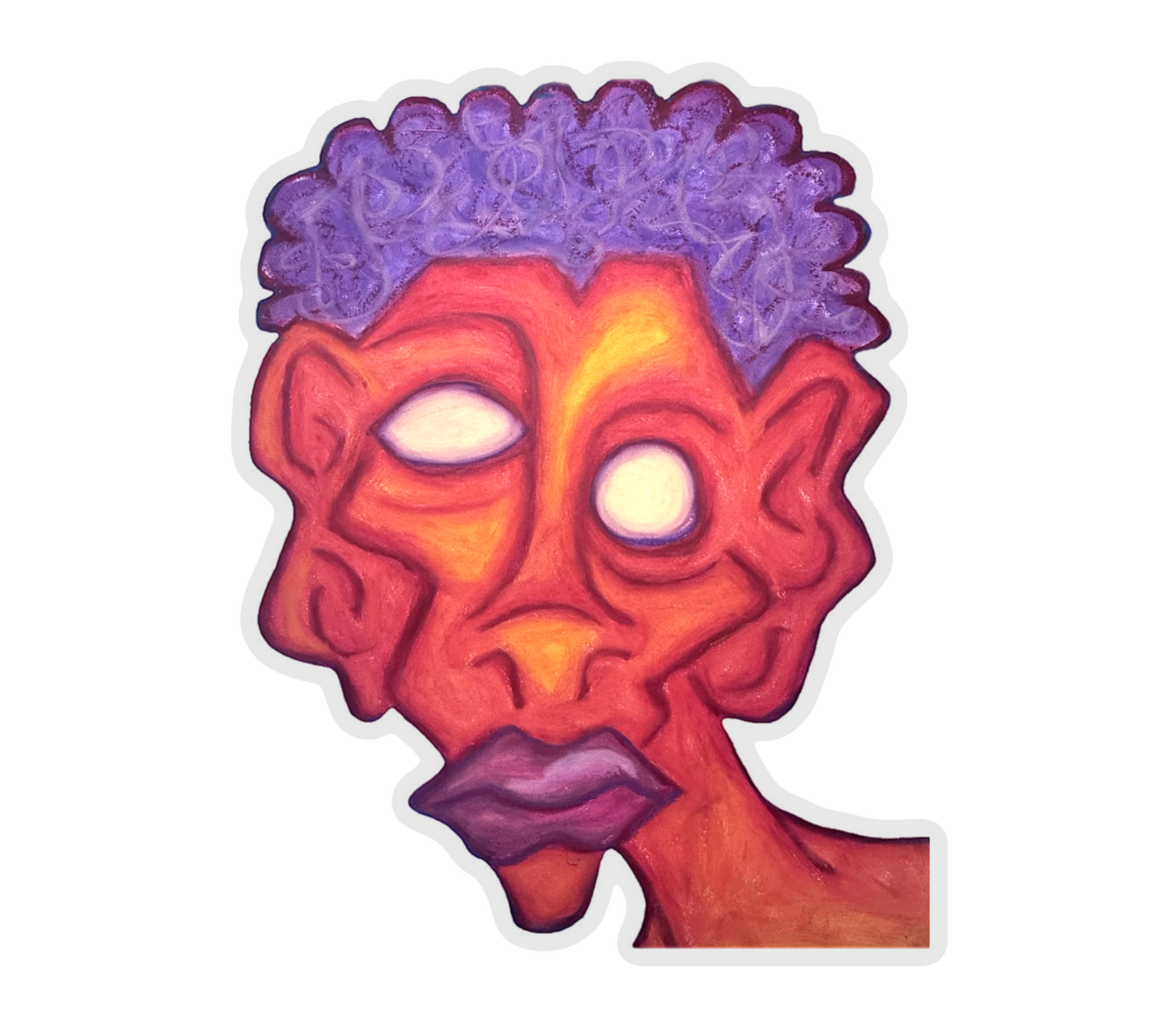 "CRANKFACE" STICKER