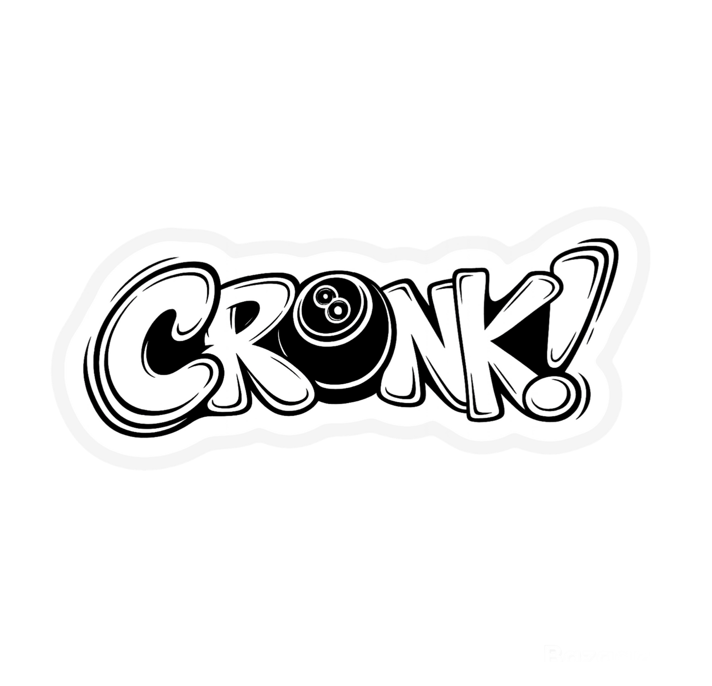 "CRANK" STICKER